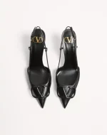 Valentino Vlogo Signature Calfskin Slingback Pump 80 Mm / 3.15 In. - Image 5